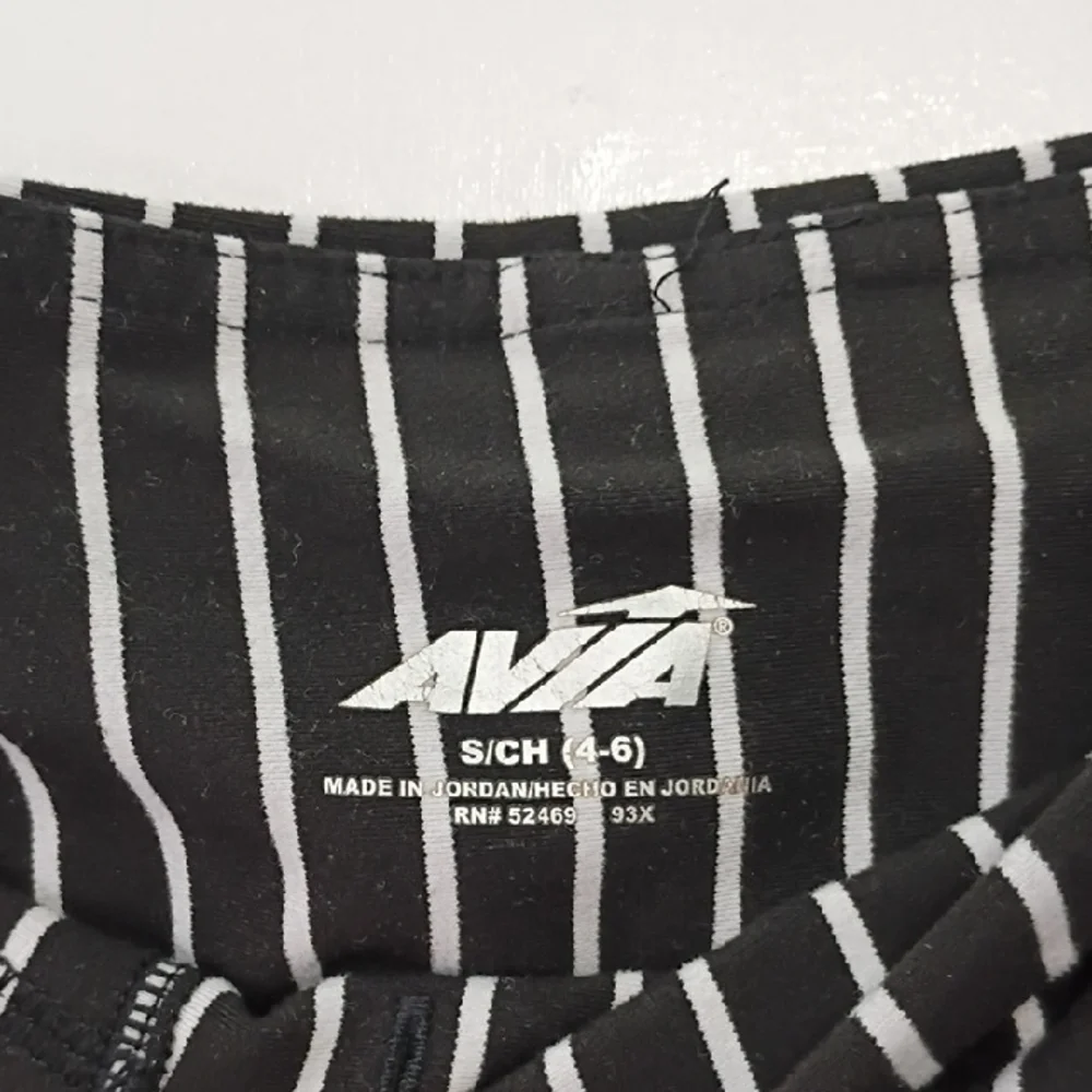 Avia Stripe Contender Tight Striped Leggings Women's Size Small Athletic Workout - Picture 2 of 9
